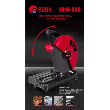 Mesin Potong Besi 14 Inch Edon - Cut Off