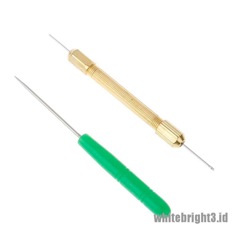 (white3) 1 Set / 6pcs Rambut Boneka DIY Ukuran 0.6 / 0.8 mm