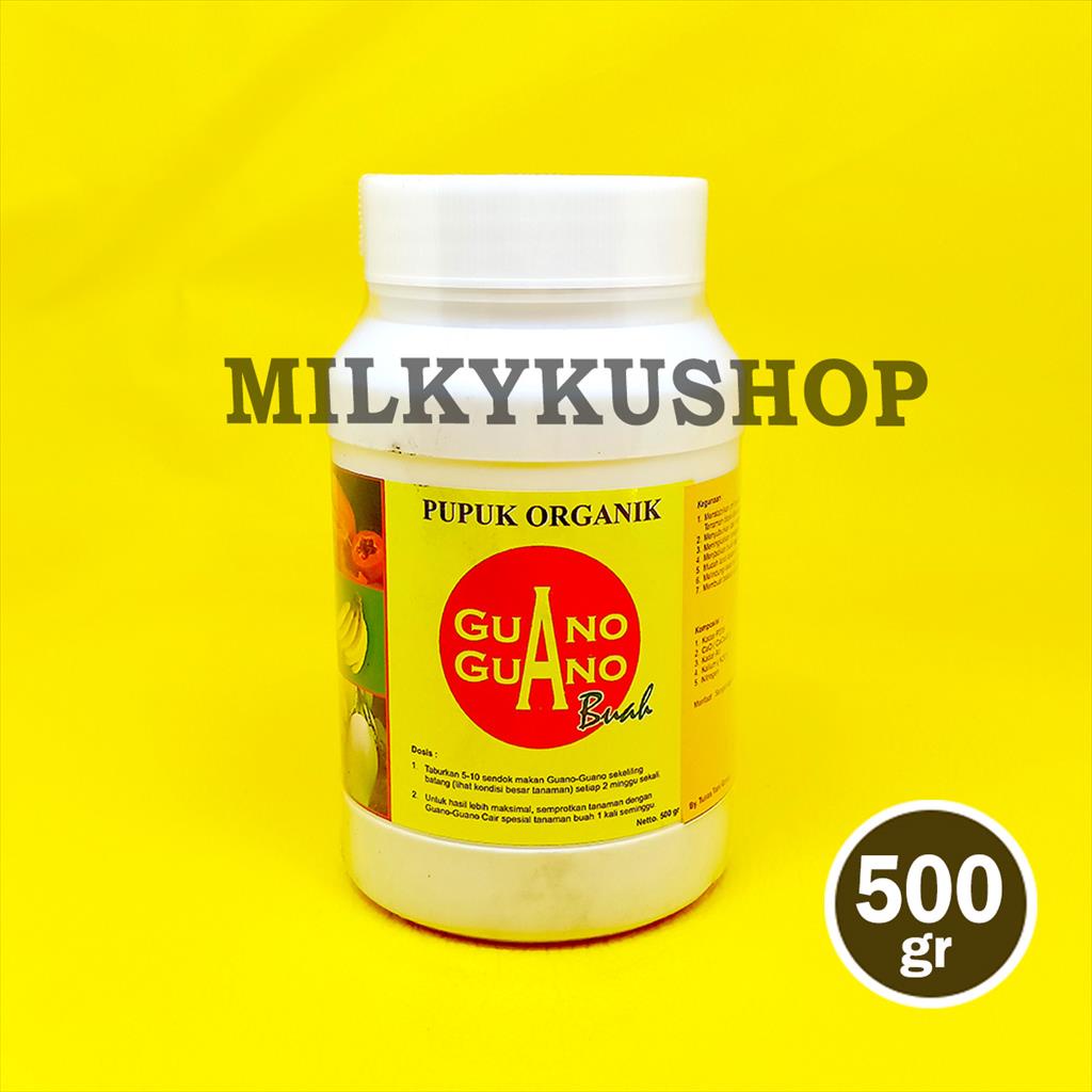 PUPUK ORGANIK GUANO GUANO BUAH 500 GRAM KEMASAN PABRIK