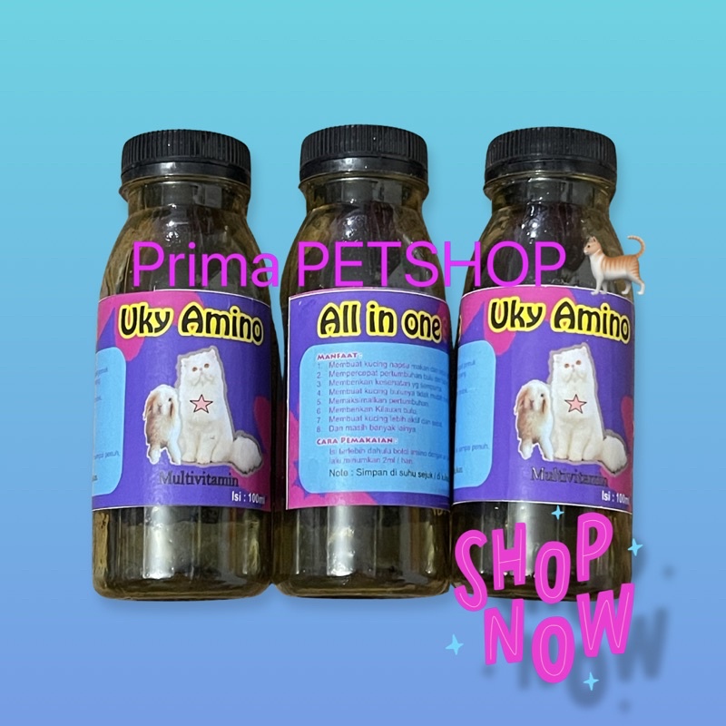 UKY AMINO 100ml all in one vitamin kucing