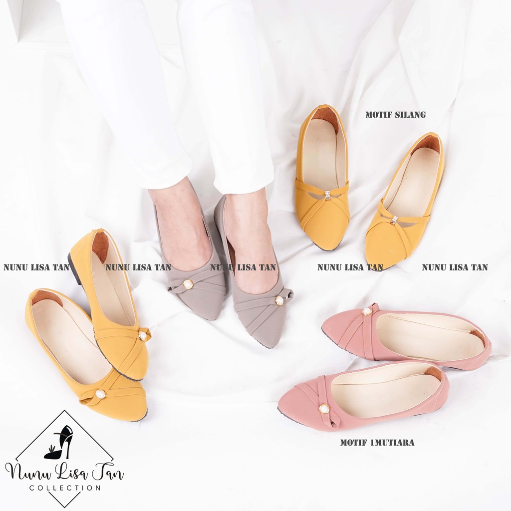 NunuLisaTan Flat Shoes Wanita FLAWLESS