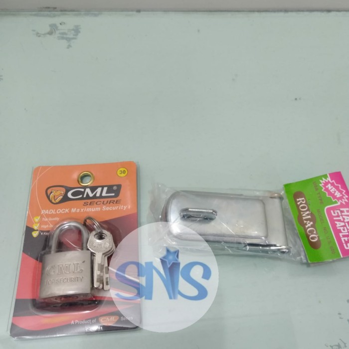 Paket Overval Gembok 3 Inch Dan Gembok 30 MM siap pakai