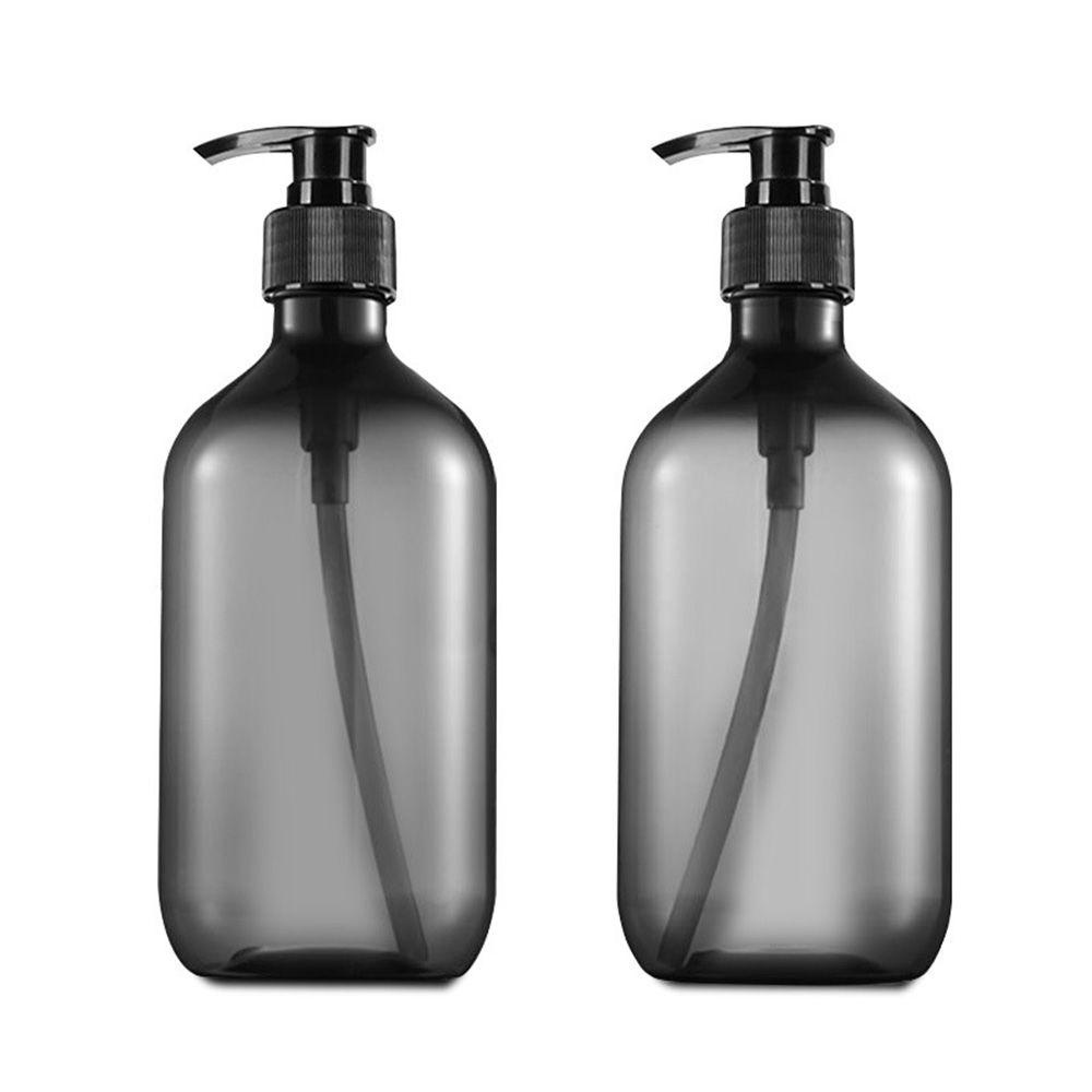 [Elegan] Botol Isi Ulang 500ML Kapasitas Besar Kosong Busa PET Plastik Shower Gel