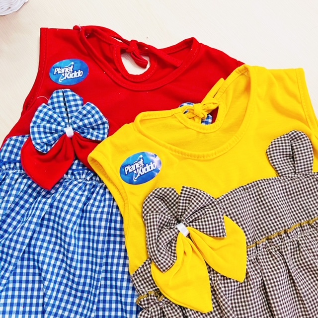 Dress Fashion Anak Rok Kotak Lucu Murah