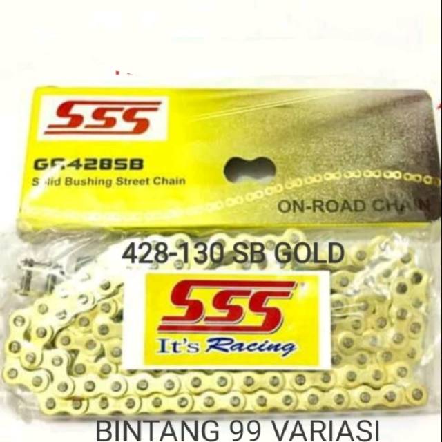 Rantai SSS Rante SSS 428- SB gold