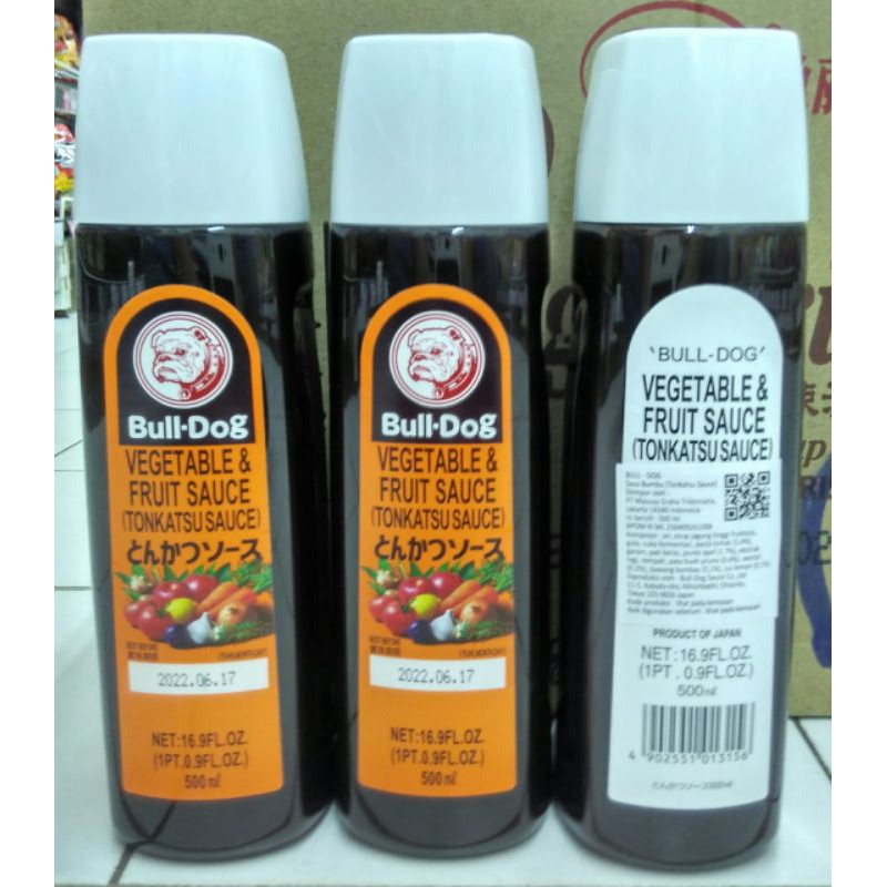 

BULLDOG VEG & FRUITY SAUCE TONKATSU 500 Mil