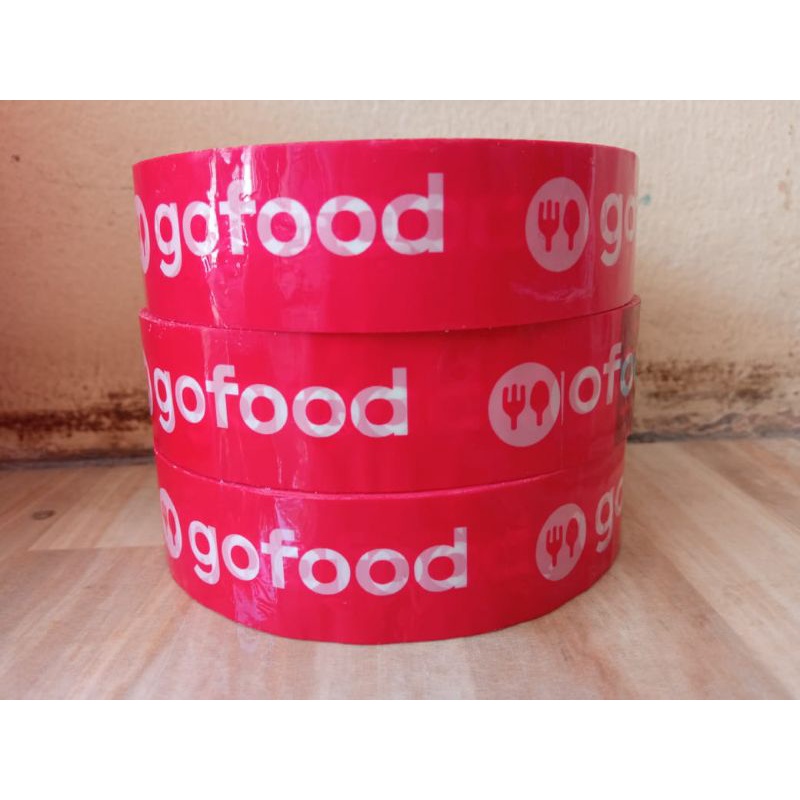 Isolasi gofood 24mm 60 yard Lakban go food