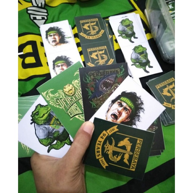 

STICKER PERSEBAYA/STIKER BONEK (dapat 10pcs)