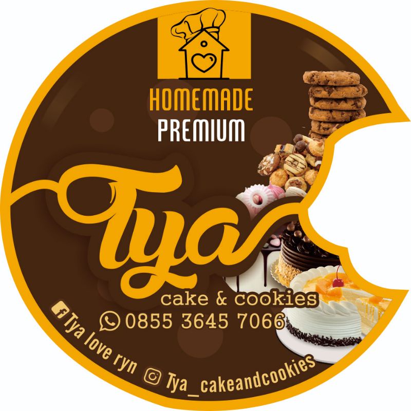 

Stiker Label makanan Chrome/Bontak