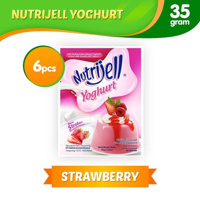 

Nutrijell Yoghurt Strawberry 6pcs SPECIAL Kode 78