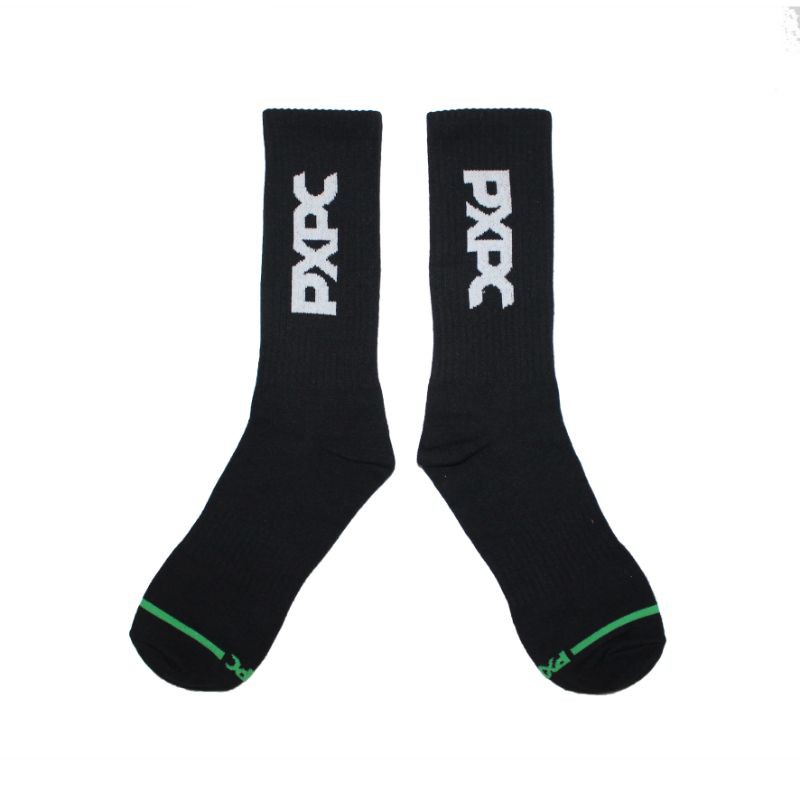 PXPC // &quot;OG CREWSOCKS&quot; BLACK / ATHLETIC SPORT SOCKS / KAOS KAKI OLAHRAGA /  OLD SCHOOL / SKATE