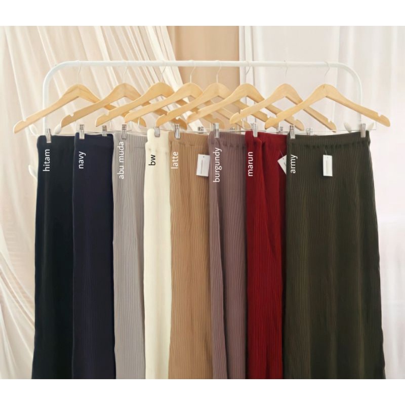 CoD - Rok Span Rajut Premium -Terlaris - Rok Panjang Wanita Terbaru - Rajut Long Skirt - Rok Panjang-1