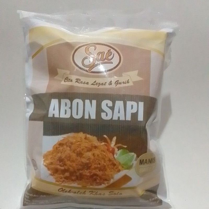 

ABON SAPI SAE MANIS KEMASAN BARU