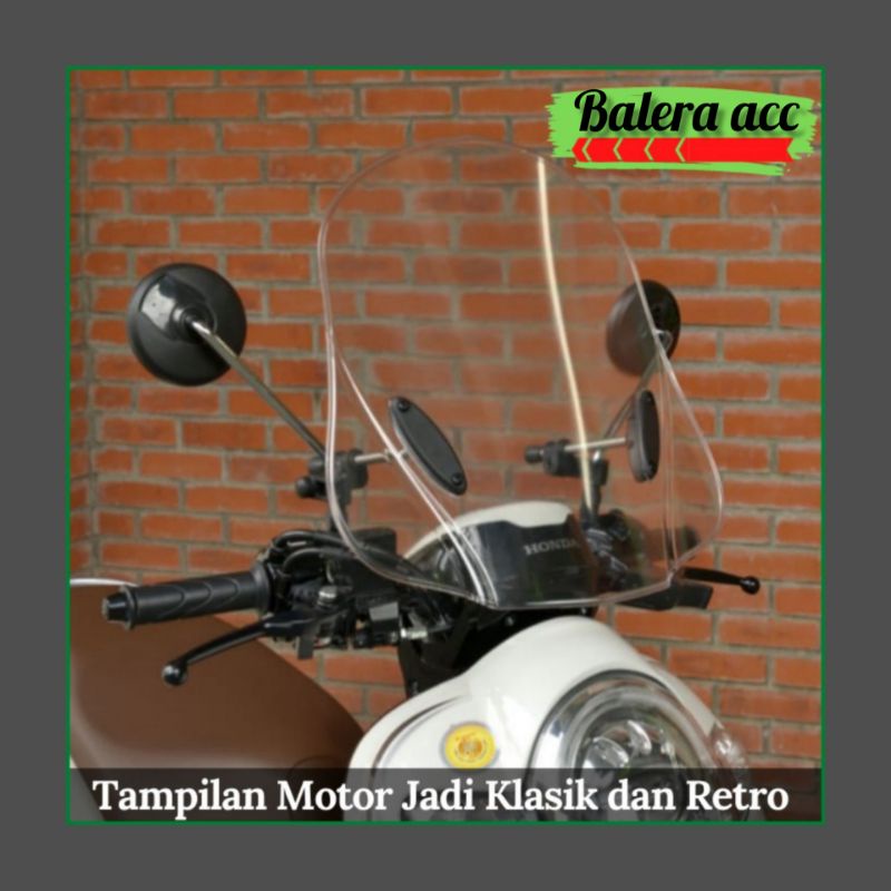 Spion Scoopy Genio Beat Street Beat Vario Model Bulat Centro Original TGP