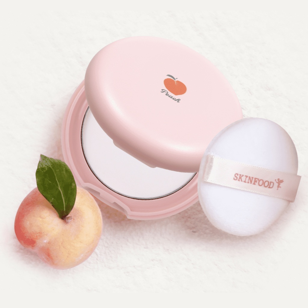 SKINFOOD PEACH COTTON PORE BLUR PACT 4G