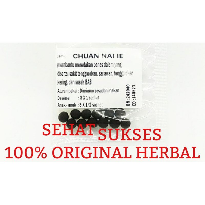 Chuan Nai Ie - Obat Panas Dalam Herbal