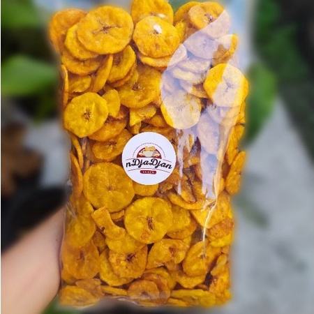 

Keripik Pisang Manis 500 Gram Keripik Pisang Koin Kripik Pisang Tanduk Pisang Gintung Keripik Gurih NDJADJAN SNACK