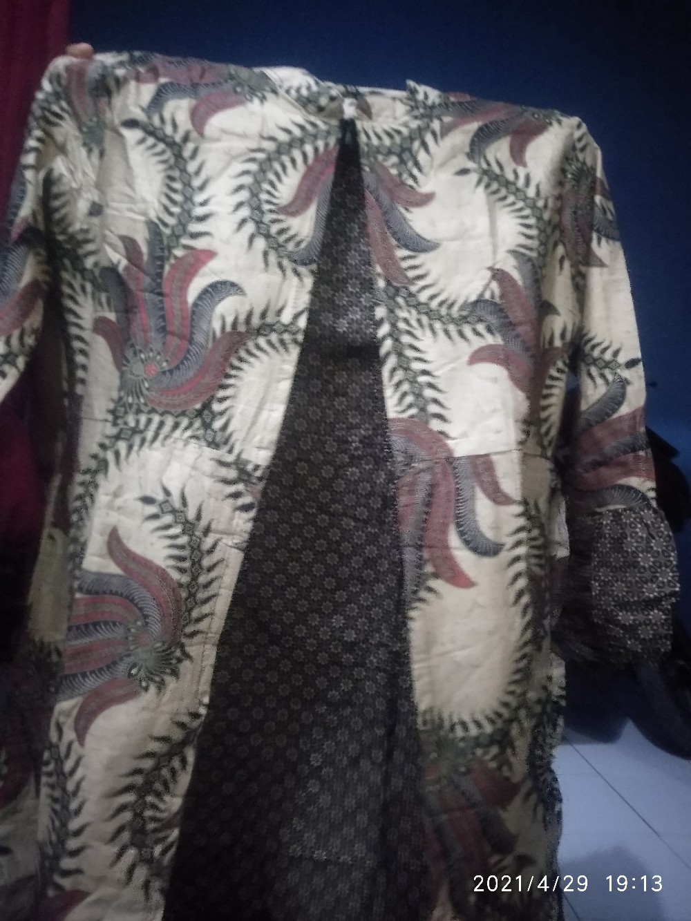 Gamis Batik Manggar, Padi,sekar,cantik,kubis,kipas,daun,kupu