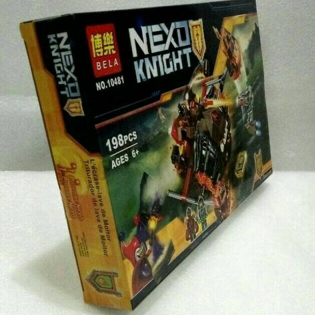 LEGO BELA(NO 10481) NEXO KNIGHT SUPER HEROES MOLTOTOR'S LAVA SMASHER