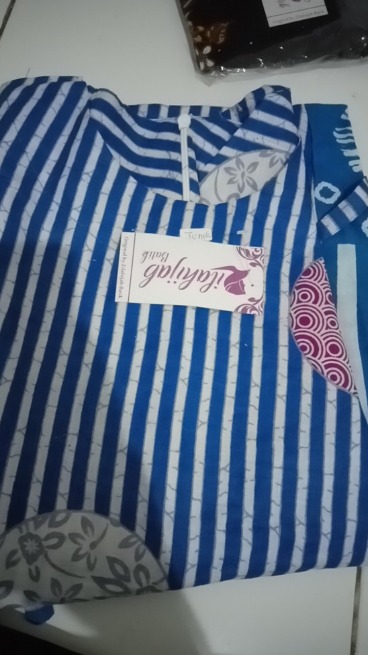 Terlaris Serut Genes Jelita Tunic Navbor Yelbor Whitbor Creambor Tunik Batik Modern Hrb030 Dolbi Dob