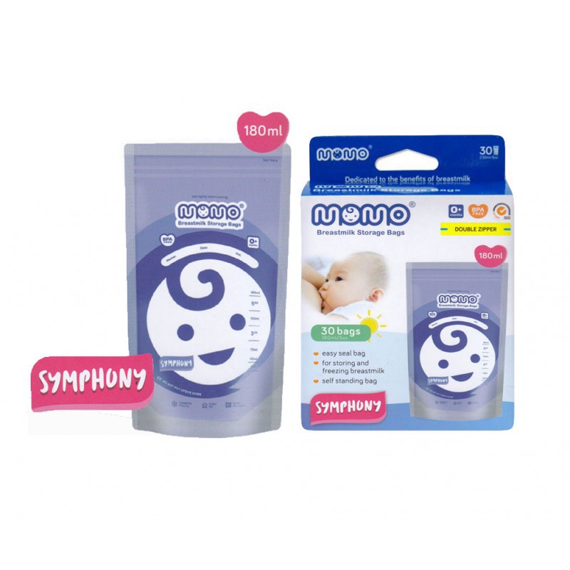 Kantong Asi Momo - Breastmilk Storage Momo - Isi 30pc ukuran 230ml