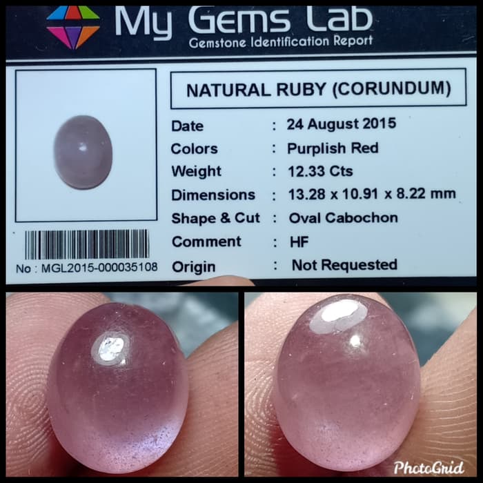 Batu NATURAL Ruby Corondum Big Size TOP Class
