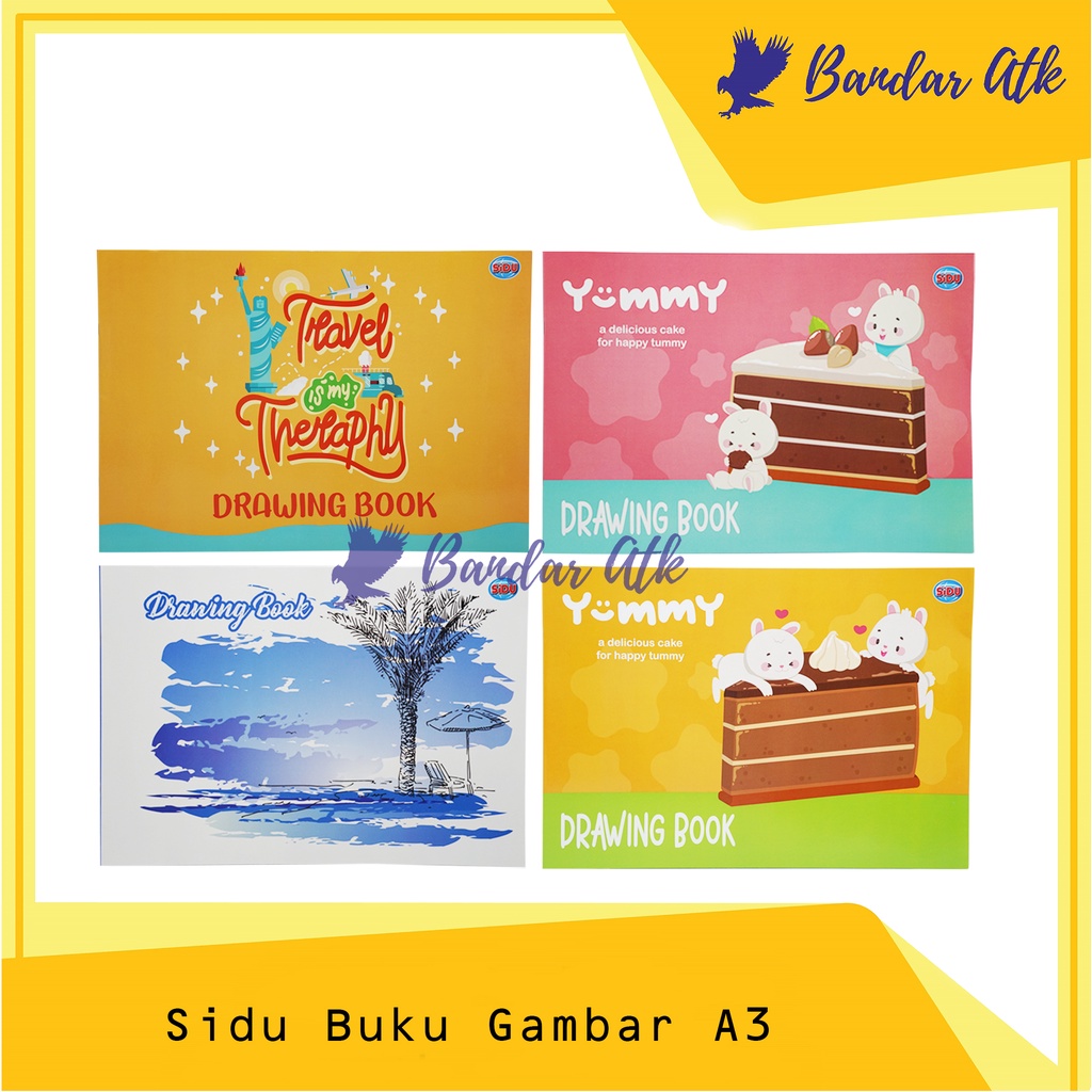 

SIDU Drawing Book A3 Buku Gambar Sketsa isi 10 Lembar [1 PCS]