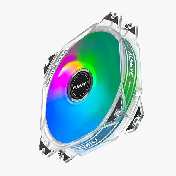 fan case alseye led 12cm Argb max m120-p - kipas casing A-rgb m-120p