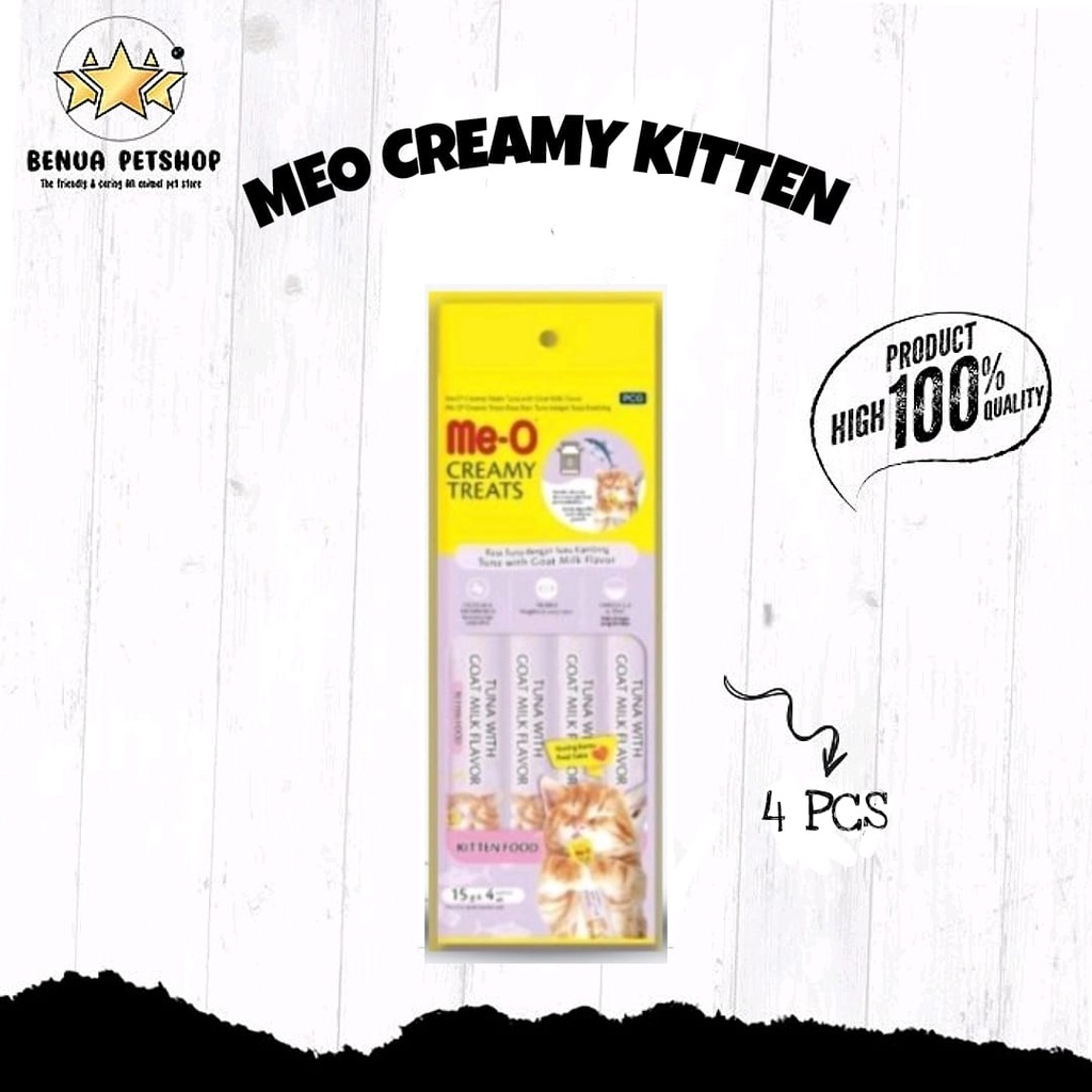 Makanan Snack Kucing MEO Creamy 60gr ALL VARIAN