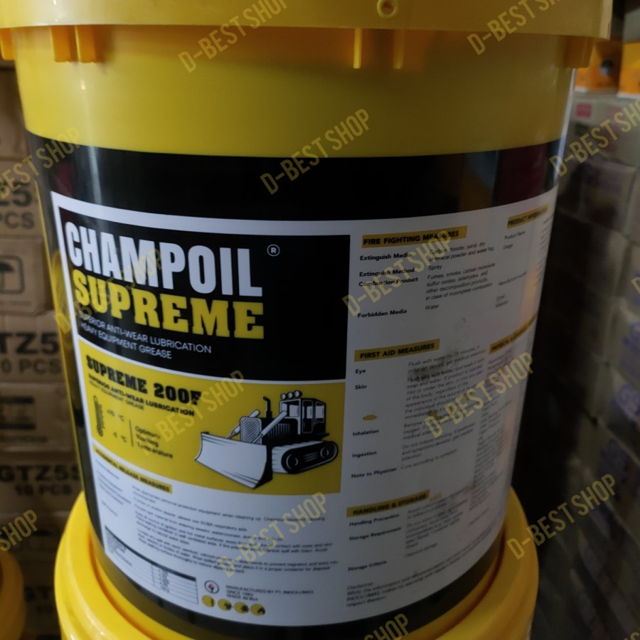 Grease/ gemuk/ stempet CHAMPOIL hitam - 15 kg