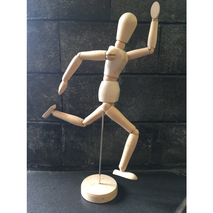 

(DISKON TERMURAH) Manekin Kayu - 30 cm / Wooden Mannequin / Manikin - Female