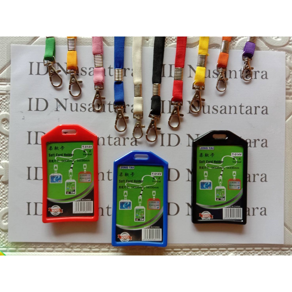 

Paket Tali Kait Besi + Casing ID Card Karet 1 Sisi T014V