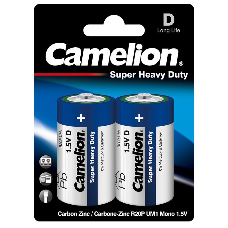 Baterai seri D-Camelion battery D super heavy duty