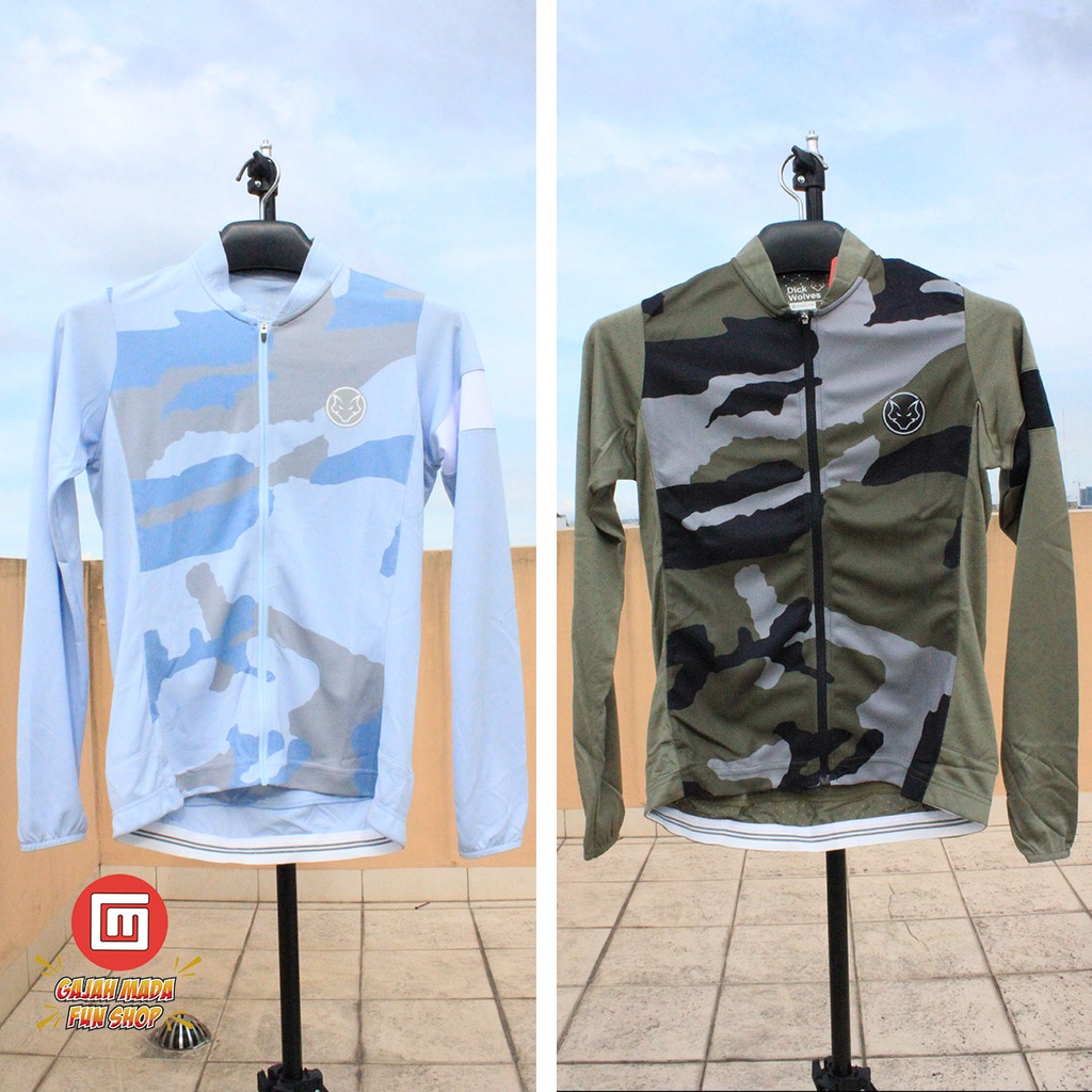 JERSEY SEPEDA DICK WOLVES LENGAN PANJANG REBEL PRINT (RENEGADE)