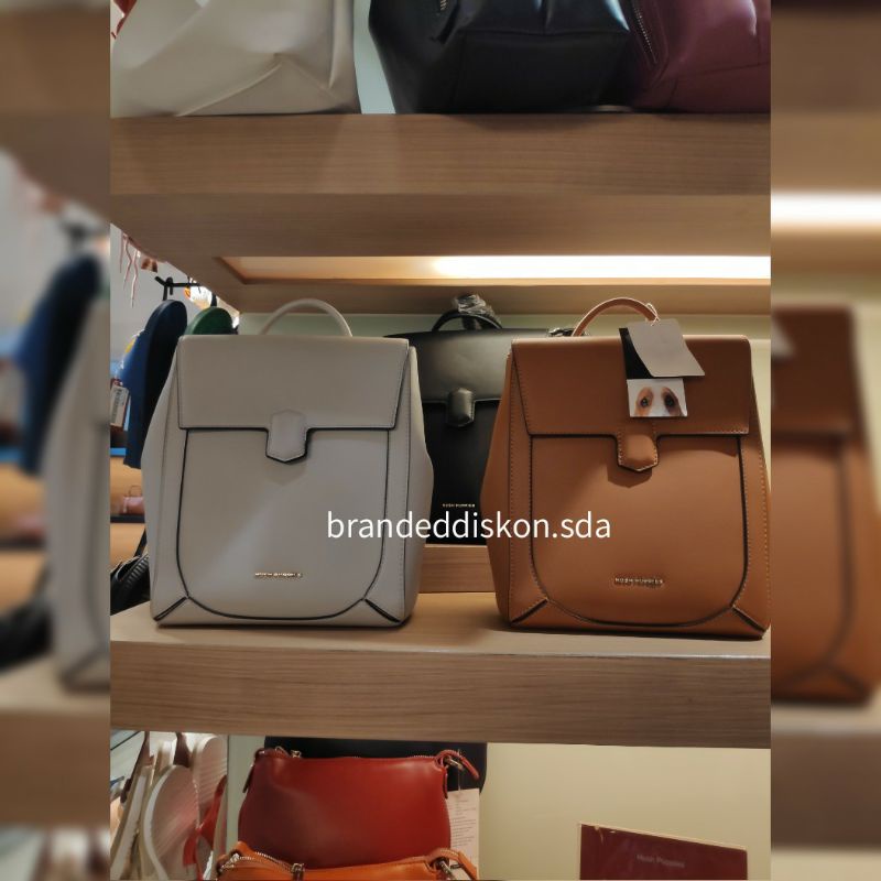 SALE Tas Ransel Hush Puppies Octave Backpack READY Hitam