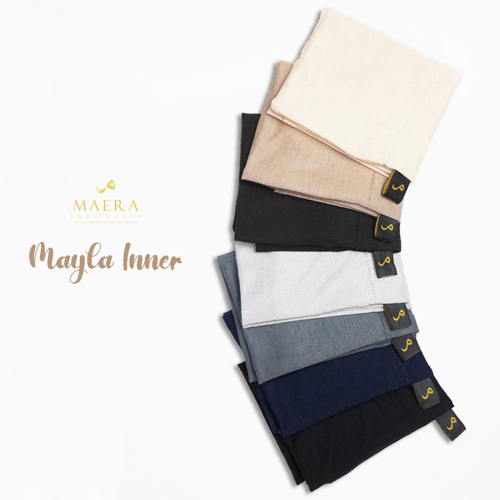 Ciput Inner Hijab Bandana Basic Adem Bahan Kaos Rayon Premium  MAYLA by Maera Indonesia