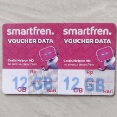 VCR SMARTFREN 12  GB UNLIMITED NONSTOP