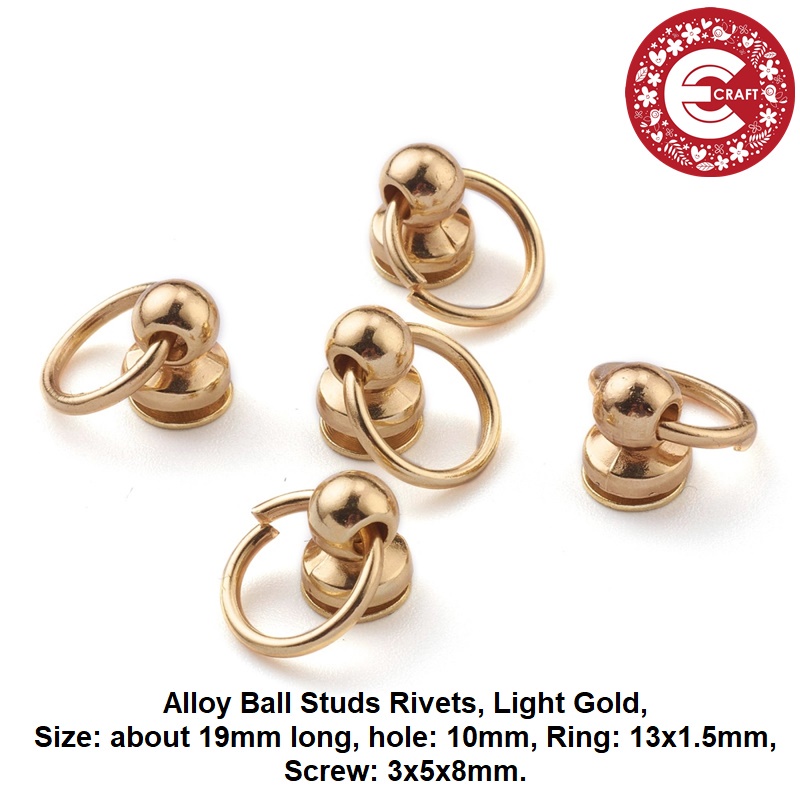 BAUT UNTUK LANYARD CHAIN HANDPHONE CASE, Size: about 19mm long, hole: 10mm, ring: 13x1.5mm, Screw: 3