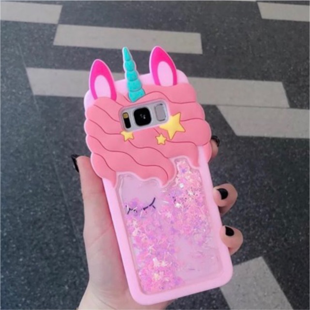 Unicorn Jelly Watercase iPhone Oppo Vivo Xiaomi Samsung V15 V11 S10plus Y91 F7 F9 J7 J5 J2 prime pro