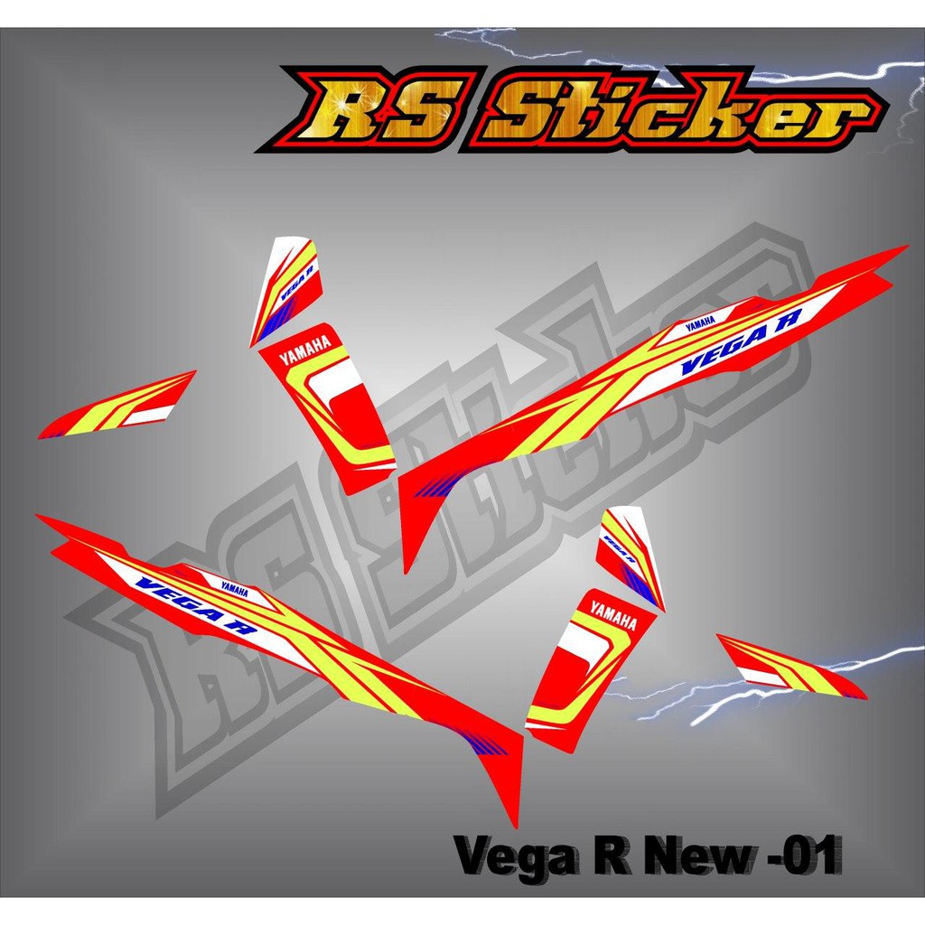 Striping Vega R new sticker vega R new