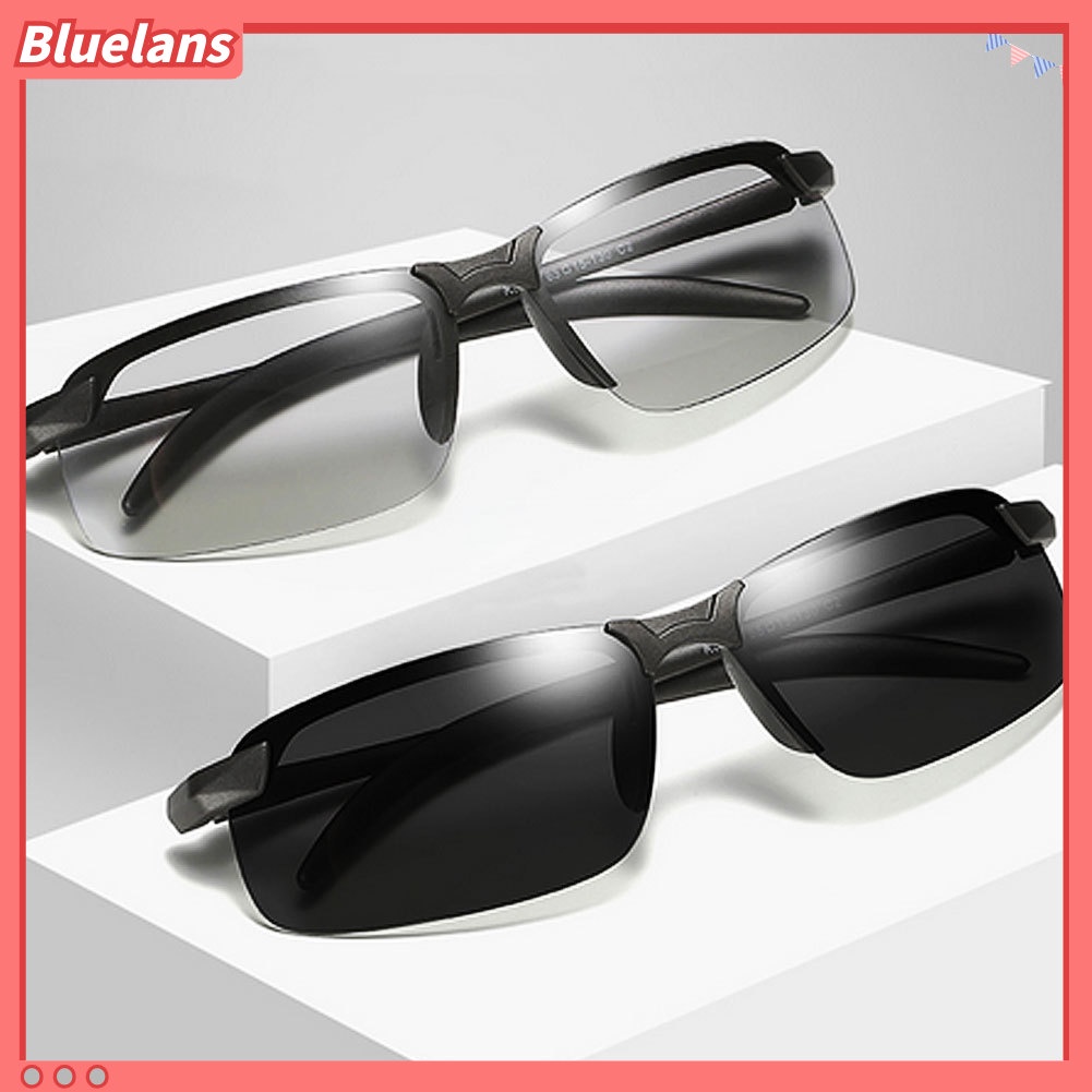 Bluelans Photochromic Polarized Lenses Outdoor Travel Fishing Anti-UV Men Sunglasses