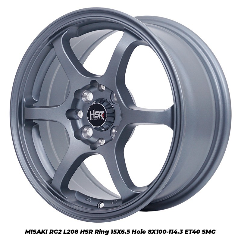 VELG MISAKI RG2 L208 HSR R15X65 H8X100-114,3 ET40 SMG
