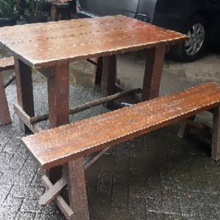 Jual Meja Kursi 1 set bekas cafe Bandung Shopee Jual Meja Kursi 1 set bekas cafe Bandung Shopee