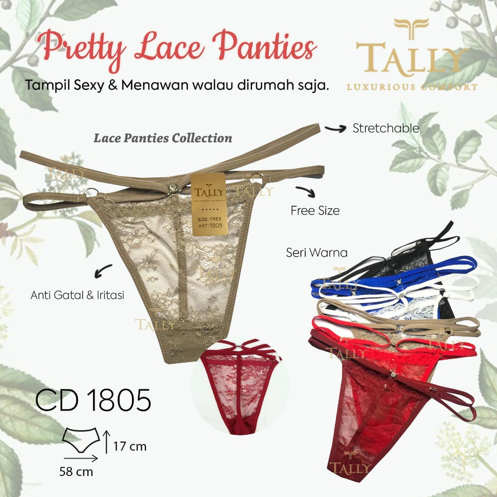 TALLY CD CELANA DALAM G-STRING / GSTRING 1805 I FREE SIZE I FIT L