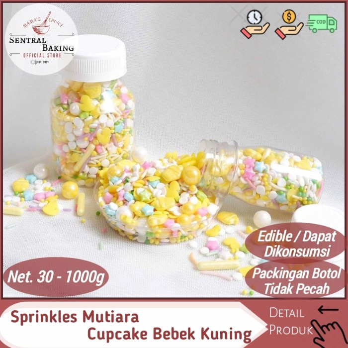 

Sprinkle Kue Mutiara Cupcake Bebek Kuning 2 / Springkel Springkle Kue