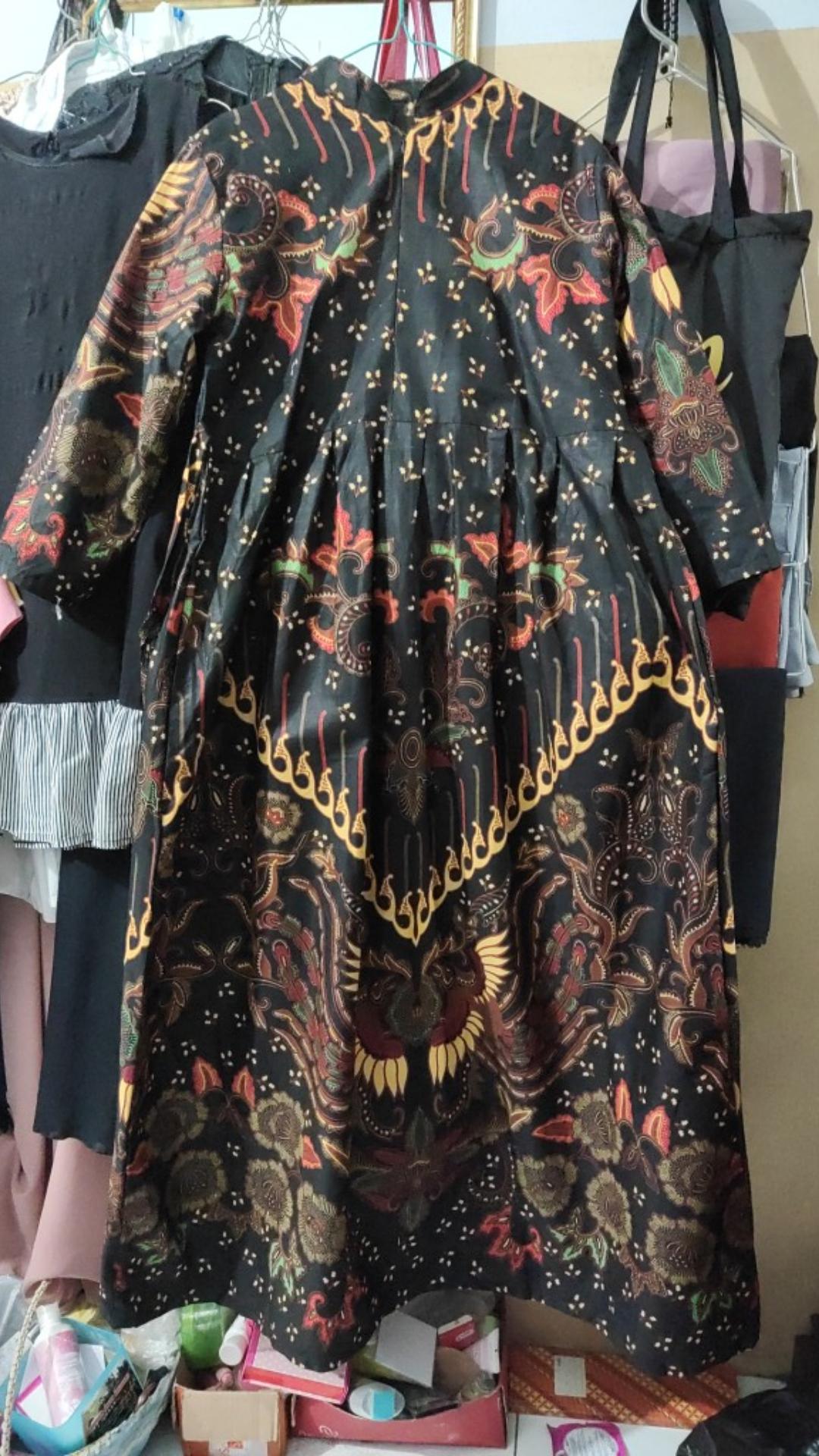 Gamis Batik Manggar, Padi,sekar,cantik,kubis,kipas,daun,kupu,