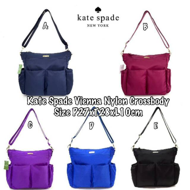 Kate Spade Vienna Nylon Crossbody tas bag selempang slingbag ori original authentic