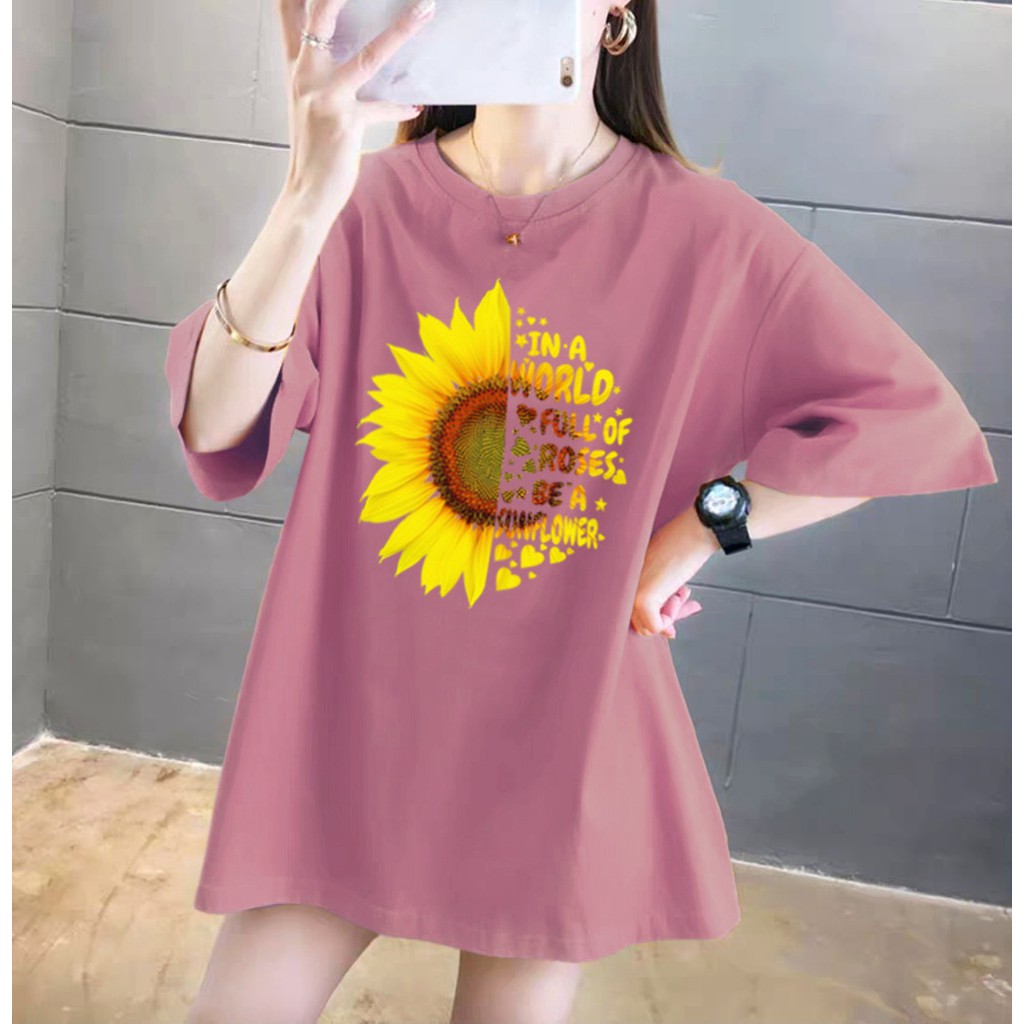 Kaos Jumbo Half Flower (Ld 116,PJ 65)