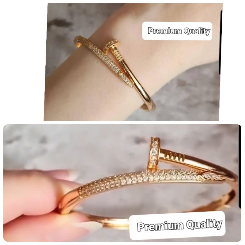 Gelang Premium Lapis emas gelang zircon Anti Karat Anti Alergi Gelang Gold Mirip emas asli Bracelet Premium Quality Rd0002