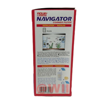 AQUA LEGEND NAVIGATOR CORNER FILTER SUDUT INTERNAL AQUARIUM AQUASCAPE